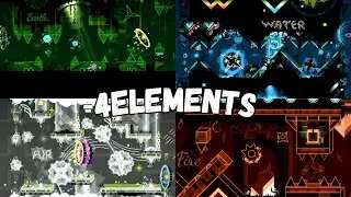 4Elements by royen & More 100% (Extreme Demon) | Geometry Dash