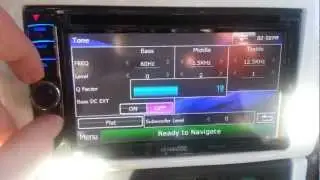 Kenwood DNX6980, Two sets of Rockford T1652-S, P1683, and Four 12