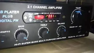 2.0 power amplifier (stereo)