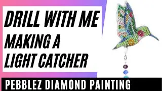 Diamond Painting a Light Catcher | Wip and Chat