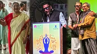 Jackie Shroff & Subhash Ghai Celebrate International Yoga Day | Inspiring Moments 🧘&zwj;♂️🌞