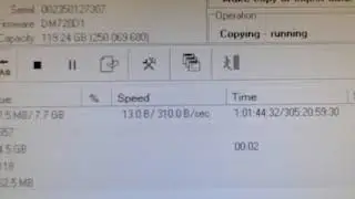 Imaging speeds with PC3000 Data Extractor