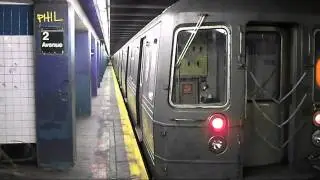 Exclusive: R68 (F) Train Leaving Lower East Side-2 Ave