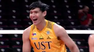 Colinares FOUR STRAIGHT POINTS for UST vs DLSU in Set 2 | UAAP Season 87 Men&rsquo;s Volleyball Tournament
