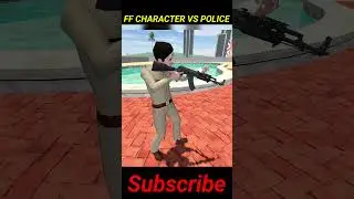FF Red Bunny V/S Franklin Car Police Station 😨 ll In indian bike driving 3d l #indianbikedriving3d