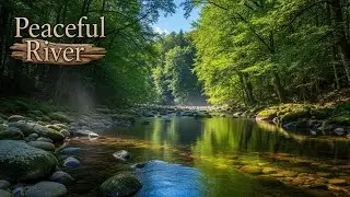 Peaceful River and Forest Ambience 🌊🌲 Flowing Water and Trees for Deep Sleep #2010