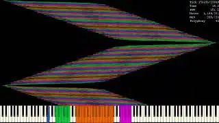 [MIDI] Random Swirl Art Test - 21 Million Notes