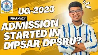Admisision Started in Dipsar??🔥 | B.Pharm from India's 1st Govt. College | Pharmacy College in Delhi