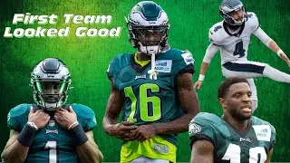 Quez Watkins BREAKOUT Season? Jake Elliot Is Back? Eagles First Team Looks Good!!
