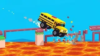 Floor is LAVA! - Fancade Drive MAD Gameplay Walkthrough (iOS,Android)