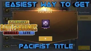 How to get pacifist title | easy way to get pacifist title |
