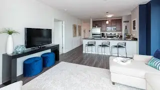 A 2-bedroom, 2-bath model in the Fulton River District at Alta