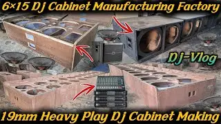 Rcf Double 15 Cabinet Making|| And 6&times;15 Dj Cabinet Making