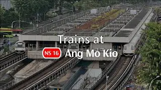 Trains At Ang Mo Kio