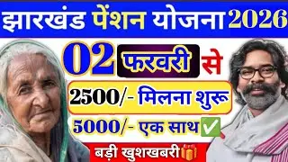 02 फरवरी बजट हुआ पास मिलेगा 2500 ✅ | vridha vidhwa viklang pension 2500 Milni Shuru 🎁 | pension 2500