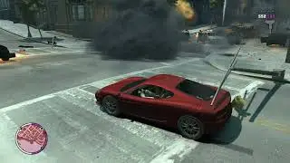 ASMR Grand Theft Auto 4 Uzi rocket launcher mod Gameplay 6