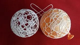 Jak wykonać bombkę 3D - Wzór 6 - Szydełko