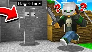 I AM STONE MINECRAFT TROLLING! with RageElixir