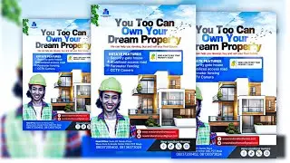 How to Design a Professional Real Estate Flyer in CorelDRAW | Step-by-Step Tutorial