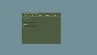 Neo ImGui Design - Example 2 (Project menu)