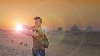 Sunrise and Sunset at the Great Pyramids of Giza 🇪🇬 Egypt