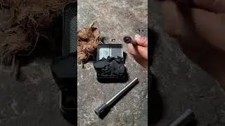 Stainles fire piston #firemaking #creativesurvival
