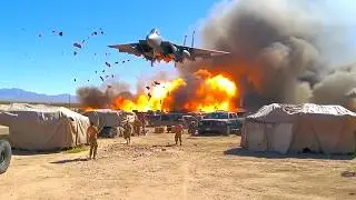 U.S F-15 First Strike - Cartel Drug Lab Wiped Off the Map