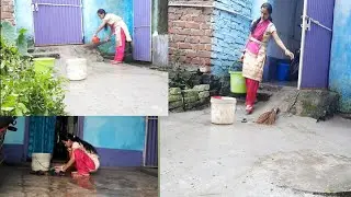 🏡घर चाहे कैसा भी हो अपना घर अपना होता है😍Indian Housewife Morning Routine🌹House Cleaning Routine2020