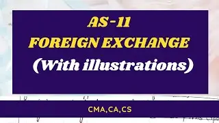 AS11 Foreign Exchange with illustration(handwritten notes)| CMA | CA| CS