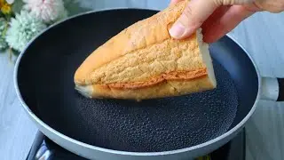 😱 Не выбрасывайте черствый хлеб в мусорное ведро.❗ бросьте в кипяток.💯 просто и вкусно.🤤