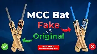 FAKE vs ORIGINAL MCC BAT😱⁉️