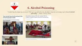 Types of alcohol, alcohol poisoning and proof