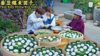 云南蚕豆粑粑，有咸有甜！你爱吃哪一种？【叫我阿霞Channel】