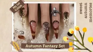 🍁 MY FIRST COLLABORATION - AUTUMN FANTASY ACRYLIC SET  |  NAIO NAILS  🍁