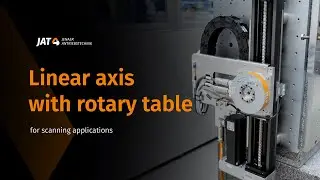 Linear Axis with Rotary Stage | Precision Motion System for Scanning and Inspection