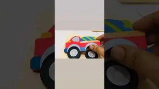 making a wooden toy car | Toys for kids|#shorts #youtube #ytshorts #kidstoys #viral #toyswonderland