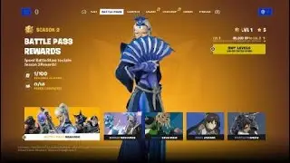 Fortnite C4S2 MEGA tier 1-100 Battle pass showcase (No extra reward showcase)