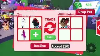 TRADE PET STROLLER - UNICORN STROLLER ADOPT ME - unicornholic adoptme