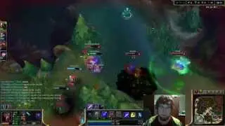 Ranked Warwick jungle vs Shaco (5.1) with Commentary Teaching the new Jungle