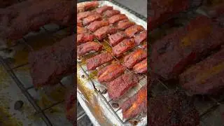 Smoked Buffalo Style Baby-Back Ribs #babybackribs #ribs #buffalowings