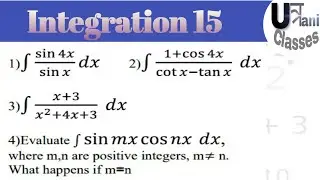 Integration- Miscellaneous examples in Hindi (Lecture-15)