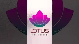 Lotus Logo Design | #shorts #viral #trending #lotus #logo #design