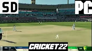 DAY 1 DRAMA BEGINS 😱 | England Batting vs Australia | 1st Innings Test | Cricket 22 PC
