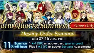 FGO Destiny Order GSSR Summon #fgo #gssr #summon
