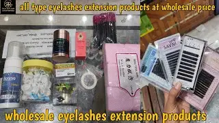 All type eyelashes extension products at wholesale price @rajaramjain_multibrandstor3085
