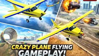 Indian Bikes Driving 3D plane flying 🪽 Crazy Action Gameplay 🏍️🔥 Ep.46 😎🔔