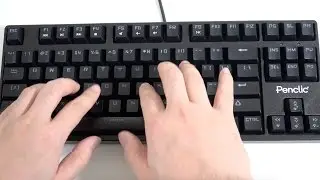 Penclic MK1 Professional Typist Backlit Mechanical Keyboard Unboxing