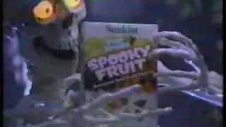 Sunkist Fun Fruits Snacks Spooky Fruits Commercial 1988