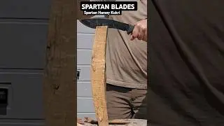 SHOULD YOU EVER BATON WITH A KUKRI...IF ITS A... #bushcraft #survivaloutdoors #survivaltools #shorts