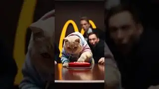 She became McDonald&rsquo;s CEO and banned fries. Chaos followed. 🍟🐱 #CEOcat #cat #ai